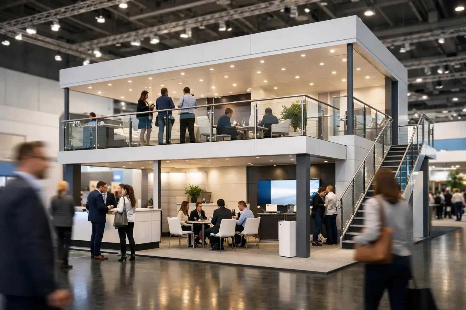 What Is a Double Decker Stand for Trade Shows?
